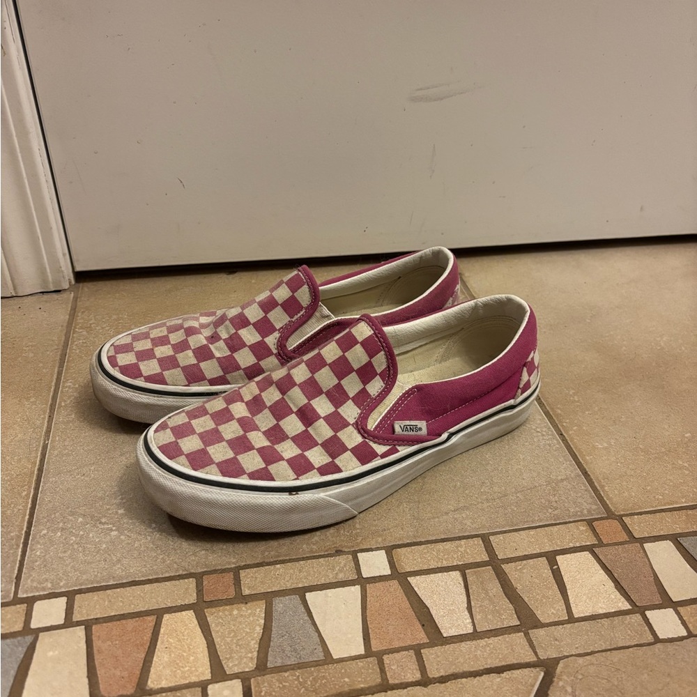 Vans Pink Checkered